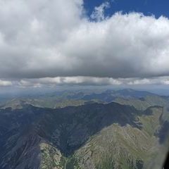 Flugwegposition um 12:27:55: Aufgenommen in der Nähe von Krakauhintermühlen, 8854, Österreich in 2750 Meter